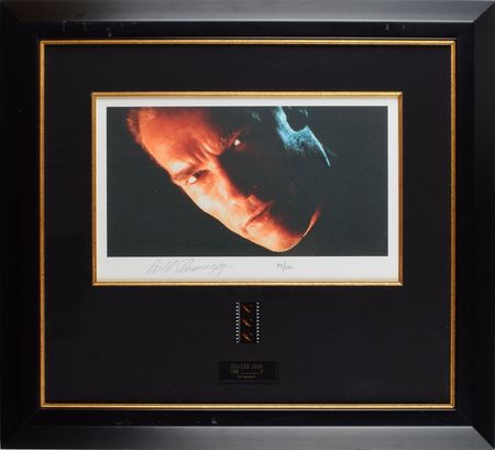 Lot #7541 Arnold Schwarzenegger Signed Print - Image 1