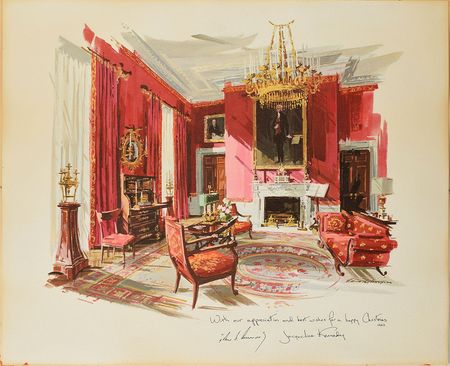Lot #111 John F. Kennedy Set of (3) Oversized Christmas Cards Christmas Cards - Image 3