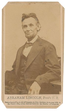 Lot #145 Abraham Lincoln Photograph - Image 1