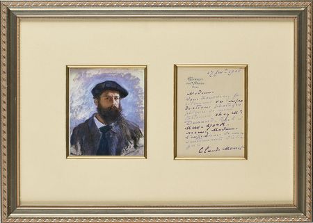 Lot #519 Claude Monet: Monet guides a collector to his famous dealer: 