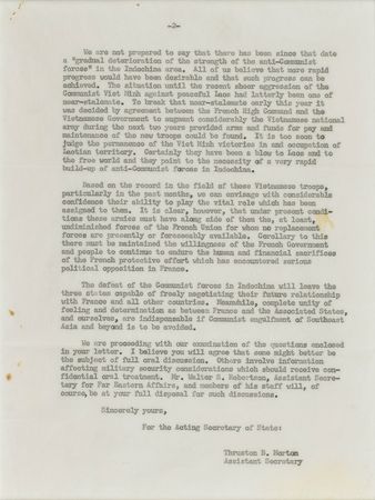 Lot #8 John F. Kennedy's Handwritten Notes on Vietnam: 