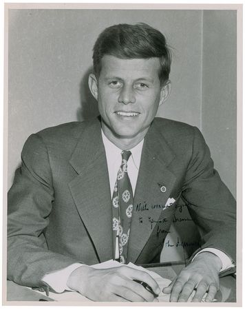 Lot #26 John F. Kennedy Signed Photograph: