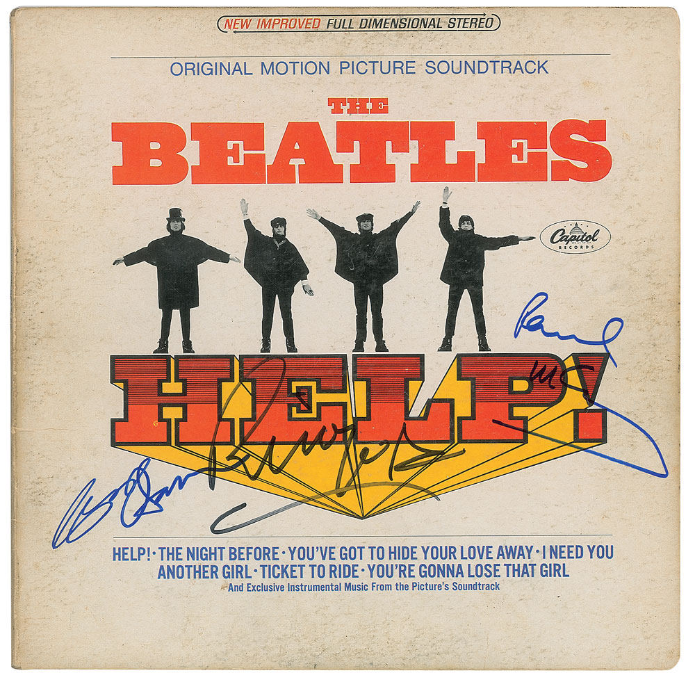 THE BEATLES HELP! 限定版 サイン入り Beatles Signed Album | RR Auction