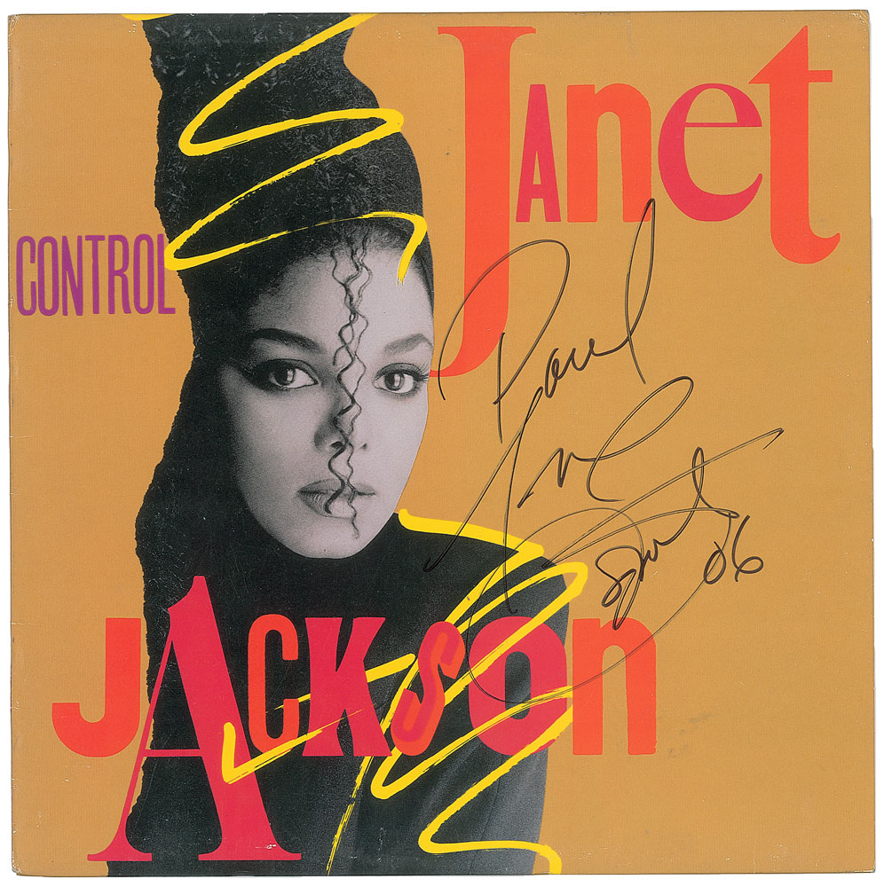 Janet Jackson Signed Album | RR Auction