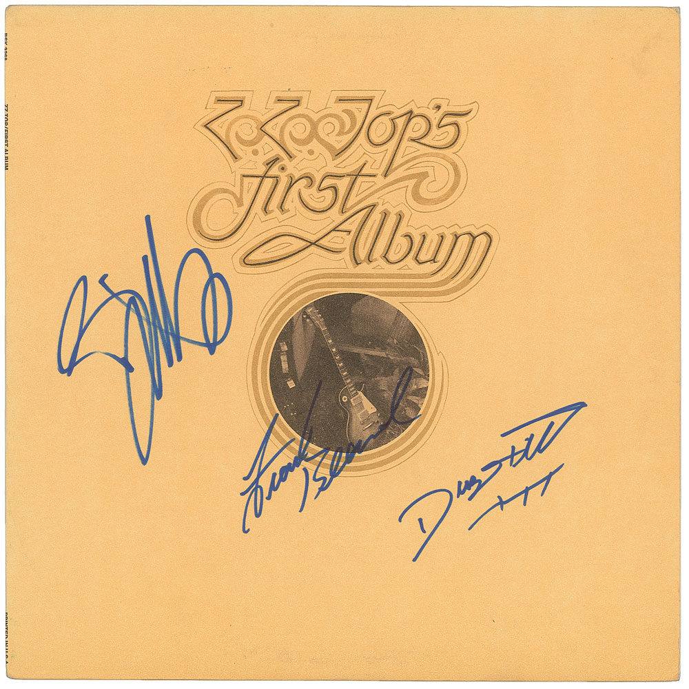 ZZ Top Signed Album | RR Auction