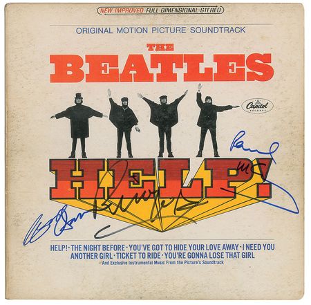 Lot #5016  Beatles Signed Album