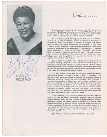 Lot #5196  Jazz Legends Signed Program - Image 1