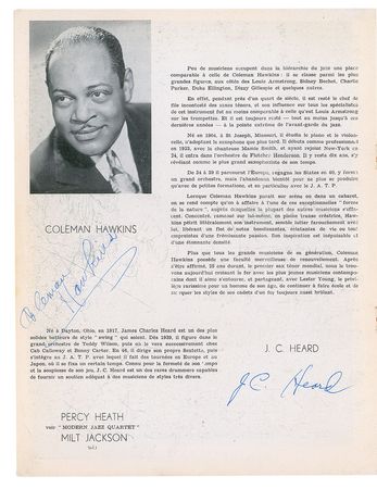Lot #5196  Jazz Legends Signed Program - Image 4
