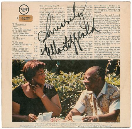 Lot #5230 Ella Fitzgerald Signed Album - Image 1
