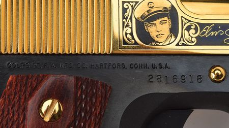 Lot #5074 Elvis Presley Colt Tribute Pistol - Image 7