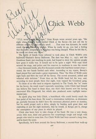 Lot #5195  Jazz and Big Band Signed Book - Image 7