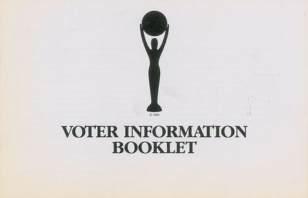 Lot #5660  Rock and Roll Hall of Fame Voter Booklet: 1991 - Image 1
