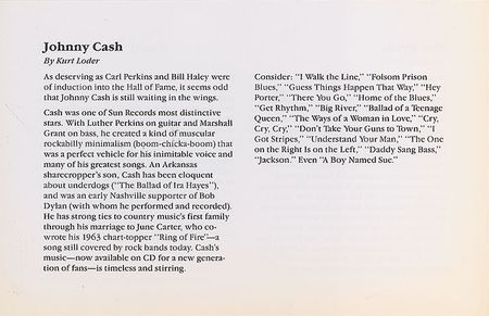 Lot #5660  Rock and Roll Hall of Fame Voter Booklet: 1991 - Image 2