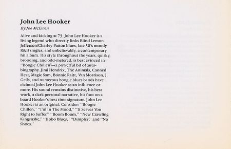 Lot #5660  Rock and Roll Hall of Fame Voter Booklet: 1991 - Image 3