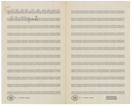 Lot #5180 John Coltrane Handwritten Music for 'You Came Along' - Image 2