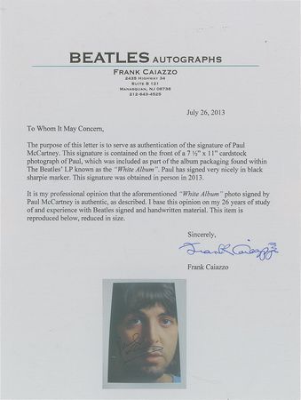 Lot #5022  Beatles Signed White Album Photographs - Image 7