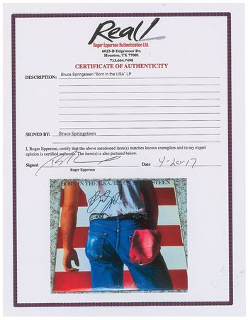 Lot #5420 Bruce Springsteen Signed Album - Image 2