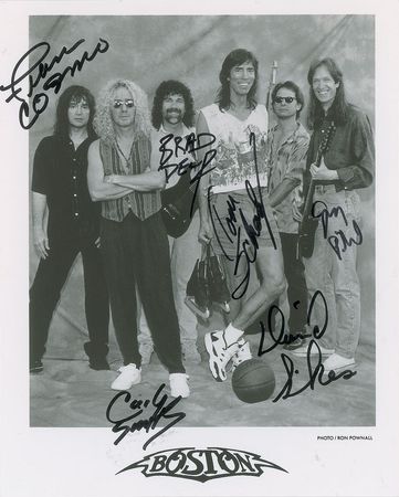 Lot #5389  Boston Group of (3) Signed Photographs  - Image 1