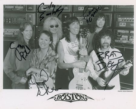 Lot #5389  Boston Group of (3) Signed Photographs  - Image 2