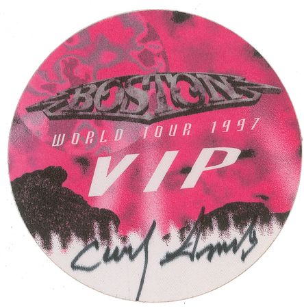 Lot #5439  Boston 1997 Backstage Pass - Image 1