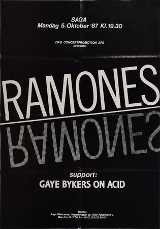 Lot #5525  Ramones Group of (4) International Concert Posters - Image 4