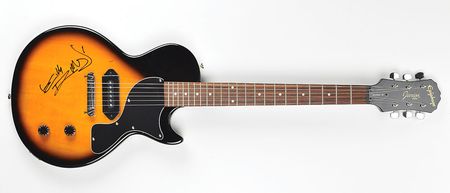 Lot #5105 Keith Richards Signed Guitar
