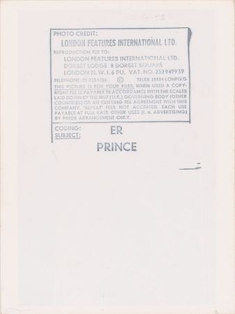 Lot #5611  Prince 1981 Dirty Mind Tour Original Vintage Photograph - Image 2