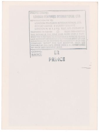 Lot #5613  Prince 1981 Dirty Mind Tour Original Vintage Photograph - Image 2
