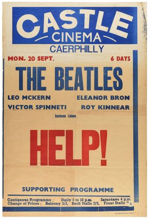 Lot #5009  Beatles Help! Poster