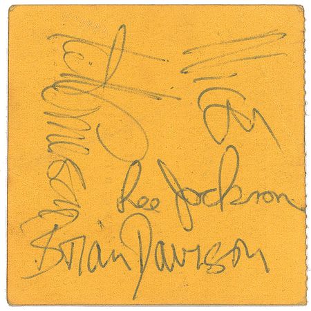 Lot #5371 The Nice and The Family Signed Ticket - Image 2