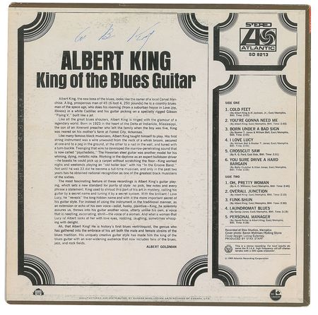Lot #5241 Albert King Signed Album - Image 2
