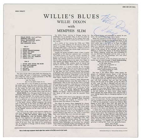 Lot #5229 Willie Dixon Signed Album - Image 1