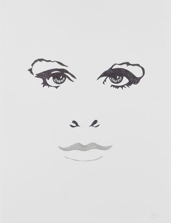 Lot #5622  Prince Original Drawing Study for 'When Doves Cry' by Doug Henders - Image 1