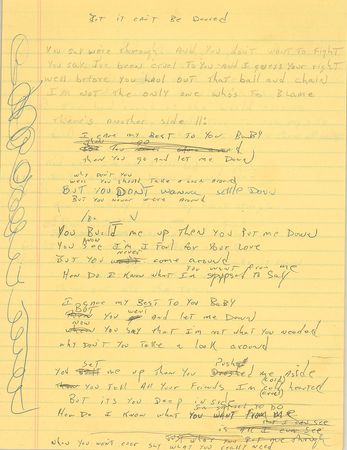 Lot #5394  Boston: Brad Delp's Notebook with Handwritten Notes and Lyrics - Image 6