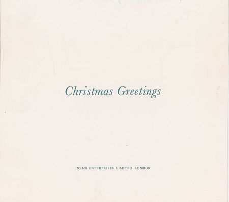 Lot #5055  Beatles Pair of Christmas Cards - Image 4