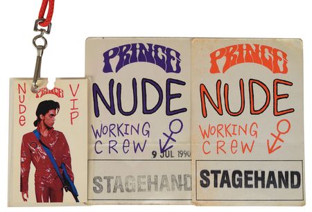 Lot #5600  Prince Group of (9) Tour Passes - Image 1