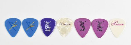 Lot #5595  Prince and the NPG Group of (7) Guitar Picks - Image 2