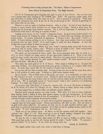 Lot #168 Charles E. Duryea: The 'father of the automobile' describes a Morey vacuum engine - Image 2