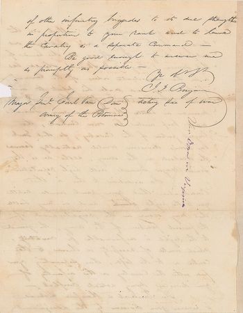 Lot #139 Judah P. Benjamin: The Confederate Secretary of War to General Van Dorn on 