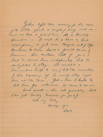 Lot #75 Dwight D. Eisenhower: Eager to see Mamie 