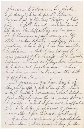 Lot #320 Robert E. Lee: Writing in 1861 of the ?terrible national calamity impending over us,? Lee reflects: ?Yet how happy are the dead, & how much distress have they been spared? - Image 2