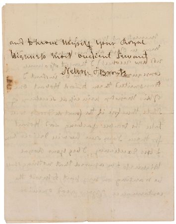 Lot #345 Horatio Nelson: Blockading Napoleon?s fleet on the HMS Victory, Lord Nelson writes ?with confidence that we shall be able to foil the cunning of the Corsican Tyrant? - Image 4