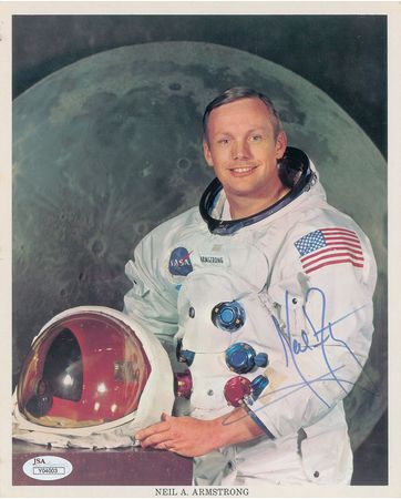 Lot #405 Apollo 11 Signed Photographs - Image 1