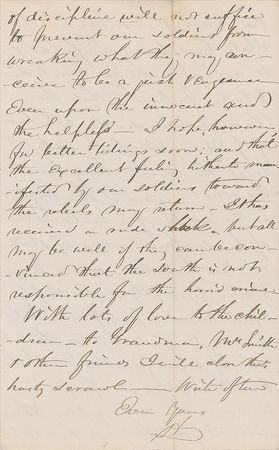Lot #329 Horatio Wright: The day after Lincoln's death: 