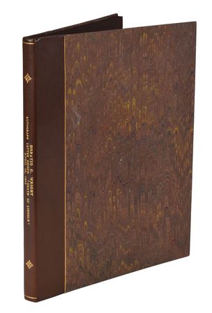 Lot #329 Horatio Wright: The day after Lincoln's death: 