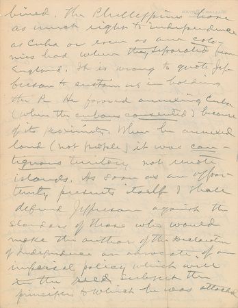 Lot #141 William Jennings Bryan: Bryan defends 