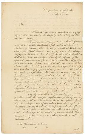 Lot #8 James Monroe: Monroe investigates the