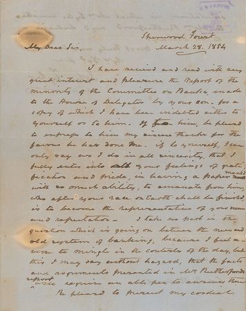 Lot #23 John Tyler: I take no part in the question