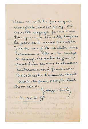 Lot #507 George Sand: 