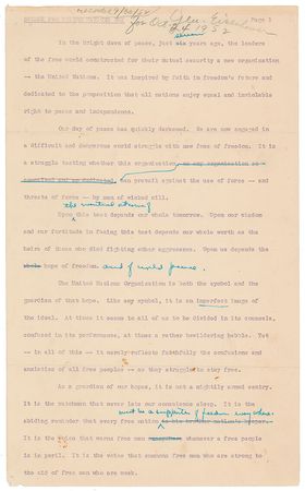 Lot #73 Dwight D. Eisenhower: 